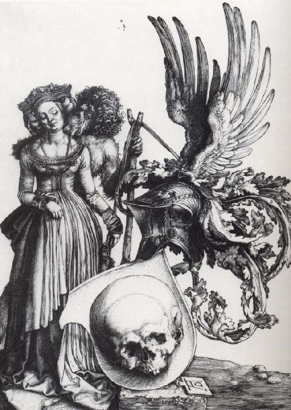 Albrecht Durer The Coat of Arms of Death